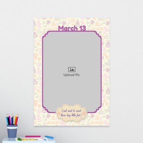Tiny Little Feet Baby Design: Portrait Acrylic Photo Frame with Image Printing – PrintShoppy Photo Frames