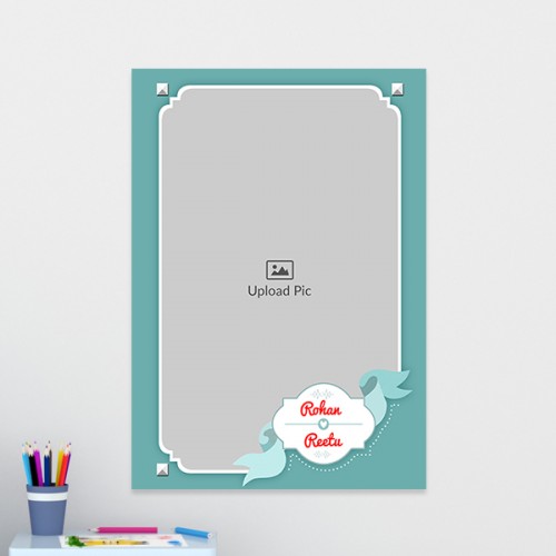 Vintage Frame with A Ribbon Design: Portrait Acrylic Photo Frame with Image Printing – PrintShoppy Photo Frames