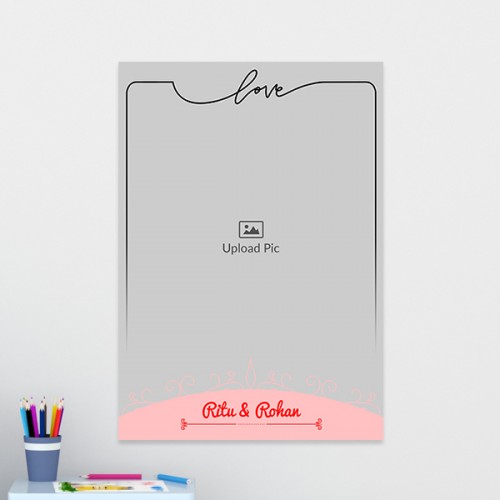 Love Frame Design: Portrait Acrylic Photo Frame with Image Printing – PrintShoppy Photo Frames