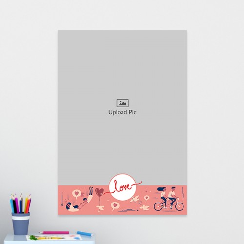 Love Cycle Design: Portrait Acrylic Photo Frame with Image Printing – PrintShoppy Photo Frames
