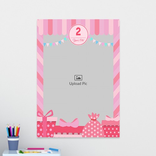 Happy Birthday with Gift Boxes Design: Portrait Acrylic Photo Frame with Image Printing – PrintShoppy Photo Frames