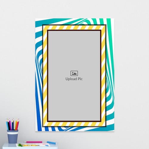 Spiral with Brown Colour Frame Design: Portrait Acrylic Photo Frame with Image Printing – PrintShoppy Photo Frames