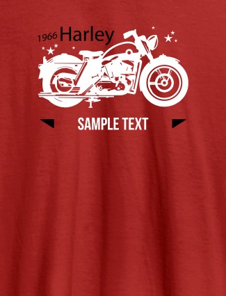 Peace Mens T Shirt Multicolor Personalised With Name Red Color