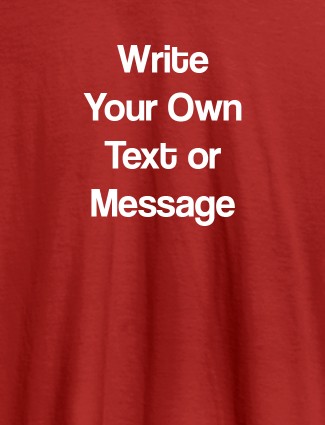 Legends Are Born In Month Personalised Printed Mens T Shirt Red Color