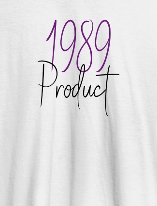 Established on Year On White Color Personalized Women Tshirt