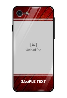 iPhone SE 2020 Personalized Glass Phone Case  - Leather Phone Case Design