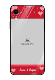 Apple iPhone XR Custom Glass Phone Case  - Valentines Day Design