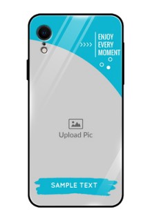 Apple iPhone XR Custom Glass Mobile Case  - Happy Moment Design