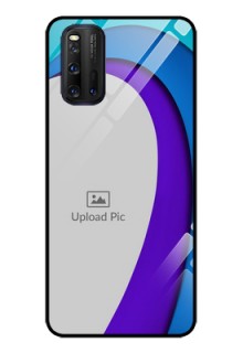 iQOO 3 5G Photo Printing on Glass Case - Simple Pattern Design