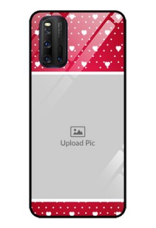 iQOO 3 5G Photo Printing on Glass Case - Hearts Mobile Case Design