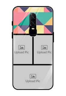 OnePlus 6 Custom Glass Phone Case  - Bulk Pic Upload Design