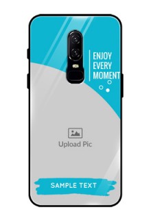 OnePlus 6 Custom Glass Mobile Case  - Happy Moment Design