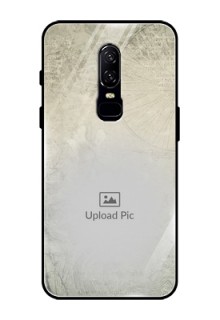 OnePlus 6 Custom Glass Phone Case  - with vintage design
