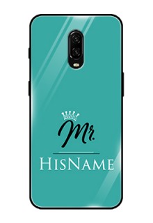 Oneplus 6T Custom Glass Phone Case Mr with Name