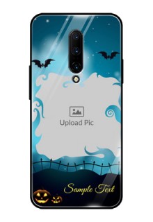 OnePlus 7 Pro Custom Glass Phone Case  - Halloween frame design