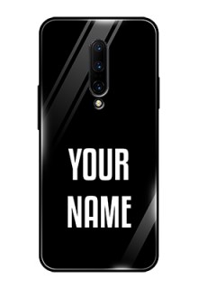 Oneplus 7 Pro Your Name on Glass Phone Case