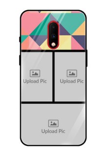 OnePlus 7 Custom Glass Phone Case  - Bulk Pic Upload Design