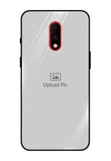 OnePlus 7 Photo Printing on Glass Case  - Upload Full Picture Design
