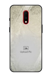 OnePlus 7 Custom Glass Phone Case  - with vintage design