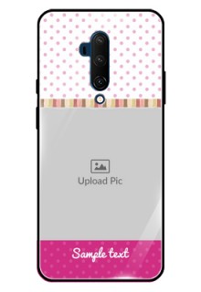 Oneplus 7T Pro Photo Printing on Glass Case  - Cute Girls Cover Design