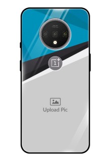 OnePlus 7T Photo Printing on Glass Case  - Simple Pattern Photo Upload Design