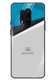 Oneplus 8 Pro Photo Printing on Glass Case  - Simple Pattern Photo Upload Design