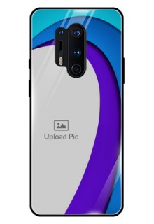 Oneplus 8 Pro Photo Printing on Glass Case  - Simple Pattern Design