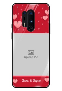 Oneplus 8 Pro Custom Glass Phone Case  - Valentines Day Design