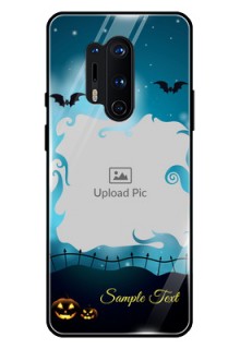 Oneplus 8 Pro Custom Glass Phone Case  - Halloween frame design