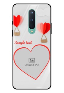 OnePlus 8 Custom Glass Mobile Case  - Parachute Love Design