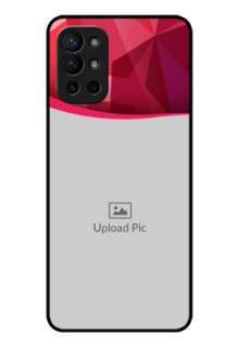 Oneplus 9R 5G Custom Glass Mobile Case - Red Abstract Design