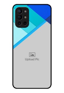 Oneplus 9R 5G Custom Glass Phone Case - Blue Pattern Design