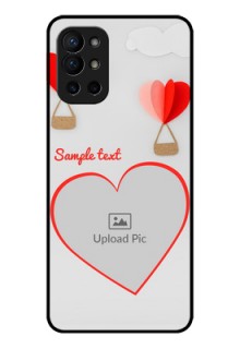 Oneplus 9R 5G Custom Glass Mobile Case - Parachute Love Design