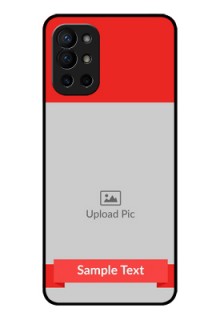 Oneplus 9R 5G Custom Glass Phone Case - Simple Red Color Design