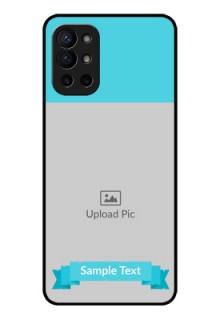 Oneplus 9R 5G Personalized Glass Phone Case - Simple Blue Color Design