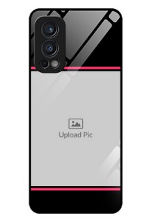 Oneplus Nord 2 5G Custom Glass Mobile Case  - with Add Text Design