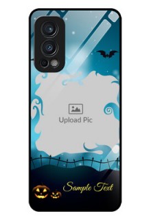 Oneplus Nord 2 5G Custom Glass Phone Case  - Halloween frame design