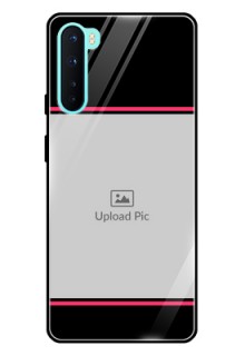 Oneplus Nord 5G Custom Glass Mobile Case  - with Add Text Design