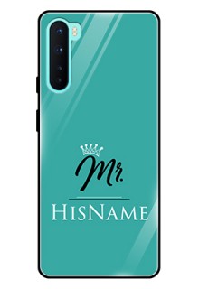Oneplus Nord 5G Custom Glass Phone Case Mr with Name