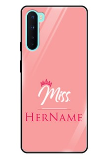 Oneplus Nord 5G Custom Glass Phone Case Mrs with Name