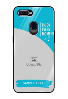 Oppo A12 Custom Glass Mobile Case  - Happy Moment Design
