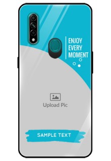 Oppo A31 Custom Glass Mobile Case  - Happy Moment Design