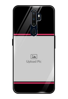 Oppo A5 2020 Custom Glass Mobile Case  - with Add Text Design