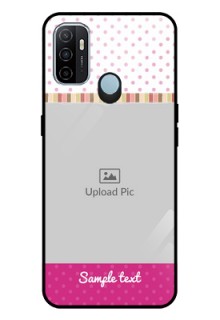 Oppo A53 Photo Printing on Glass Case  - Cute Girls Cover Design