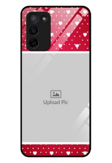 Oppo A53s 5G Photo Printing on Glass Case - Hearts Mobile Case Design