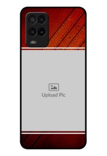 Oppo A54 Personalized Glass Phone Case - Leather Phone Case Design