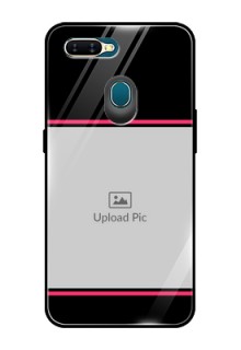 Oppo A5s Custom Glass Mobile Case  - with Add Text Design