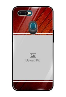 Oppo A5s Personalized Glass Phone Case  - Leather Phone Case Design
