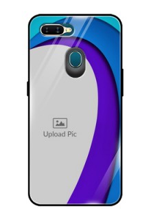 Oppo A5s Photo Printing on Glass Case  - Simple Pattern Design