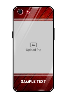 Oppo A83 Personalized Glass Phone Case  - Leather Phone Case Design
